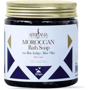 africana moroccan bath soap blue nila 300g 129.6